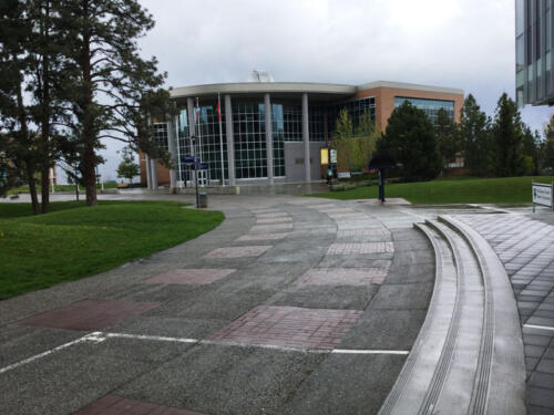 A view of Thompson Rivers University in Canada
